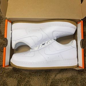 Nike Air Force 1 Gum Bottom size 11.5